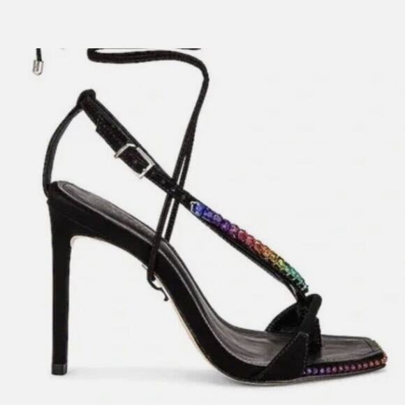 SCHUTZ rainbow sandal heels - Picture 6 of 12